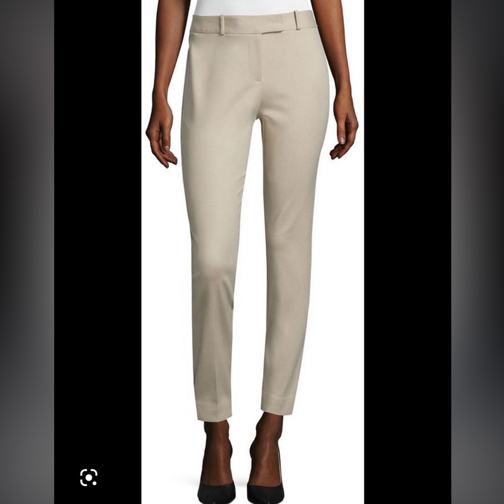 Khaki color suit pants; size 6